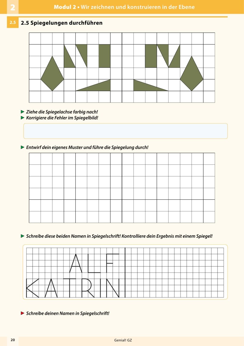 Genial! Geometrisches Zeichnen 3-4 / Schulbuch v2.1