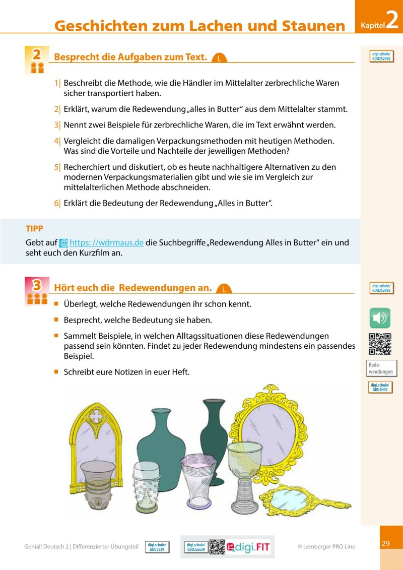 Genial! Deutsch 2 – Sprachbuch IKT LP’23 v.1.2 / Differenzierter Übungsteil