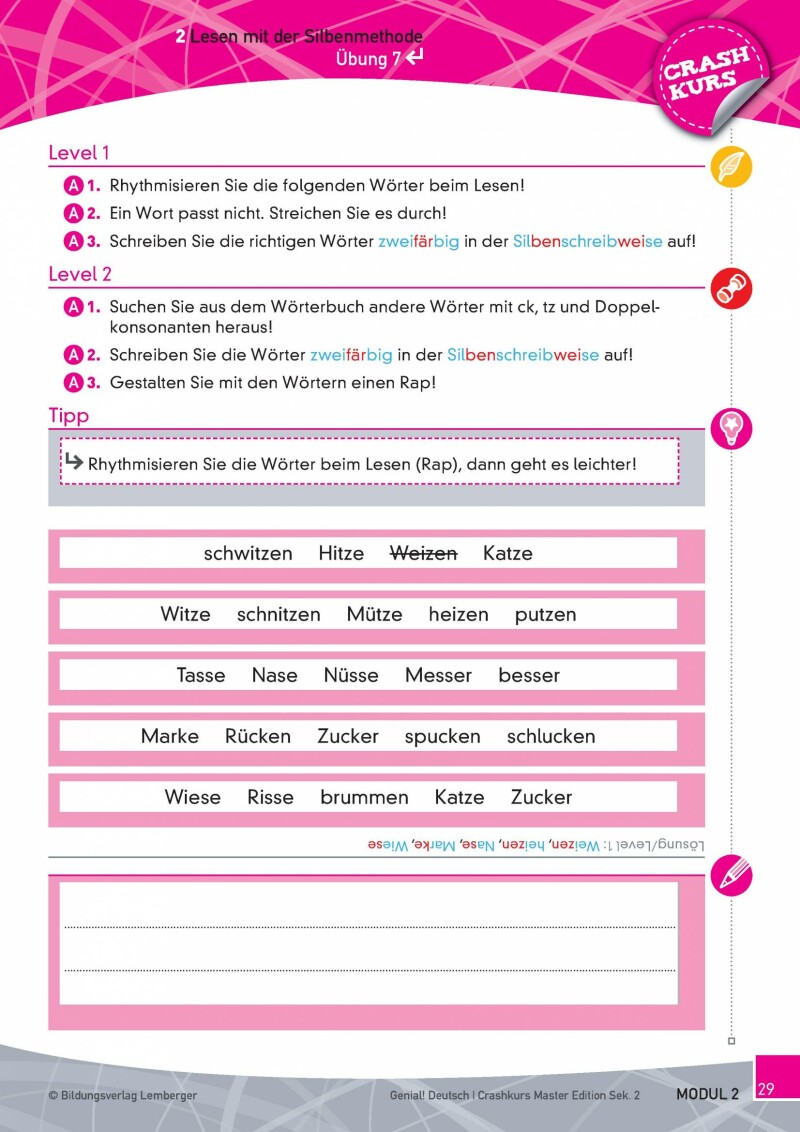 Genial! Deutsch - Crashkurs Lesen: Schulbuch Master Edition