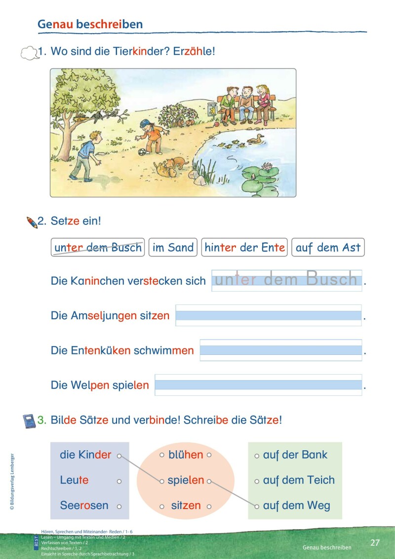 ABC der Tiere 2 - Schulbuch Kompaktausgabe: Spracharbeitsheft B (2. Semester)