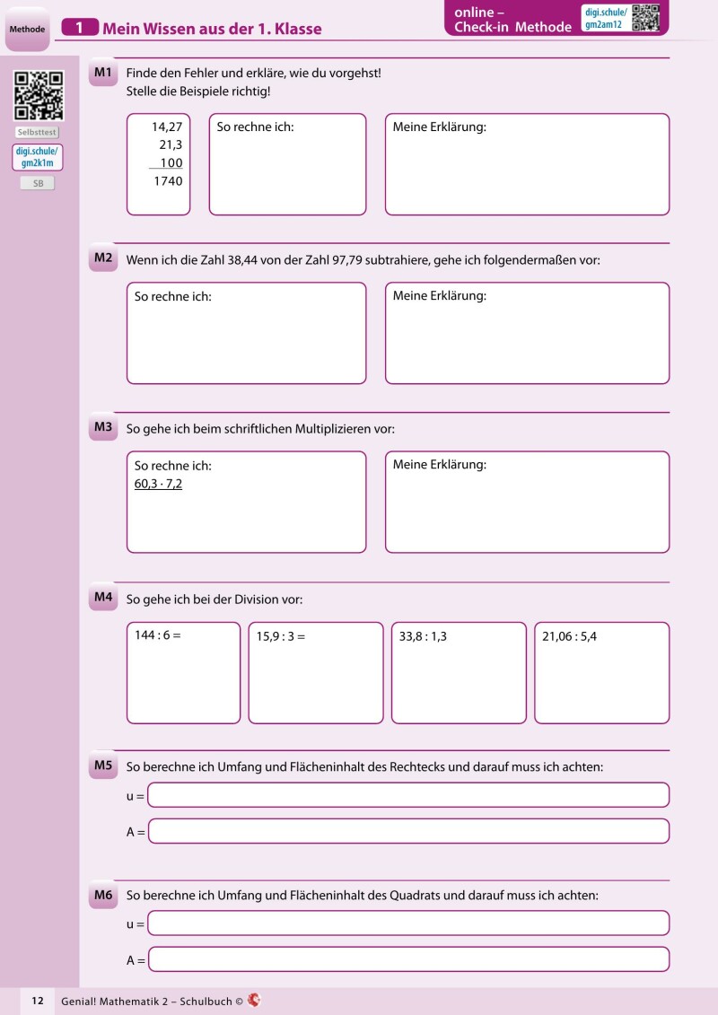 Genial! Mathematik 2 – Schulbuch IKT LP‘23 v.1.3