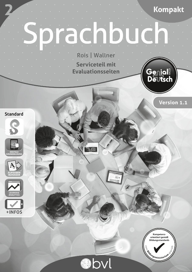 Genial! Deutsch 2 - Sprachbuch Kompakt IKT: Serviceteil mit Evaluationsseiten