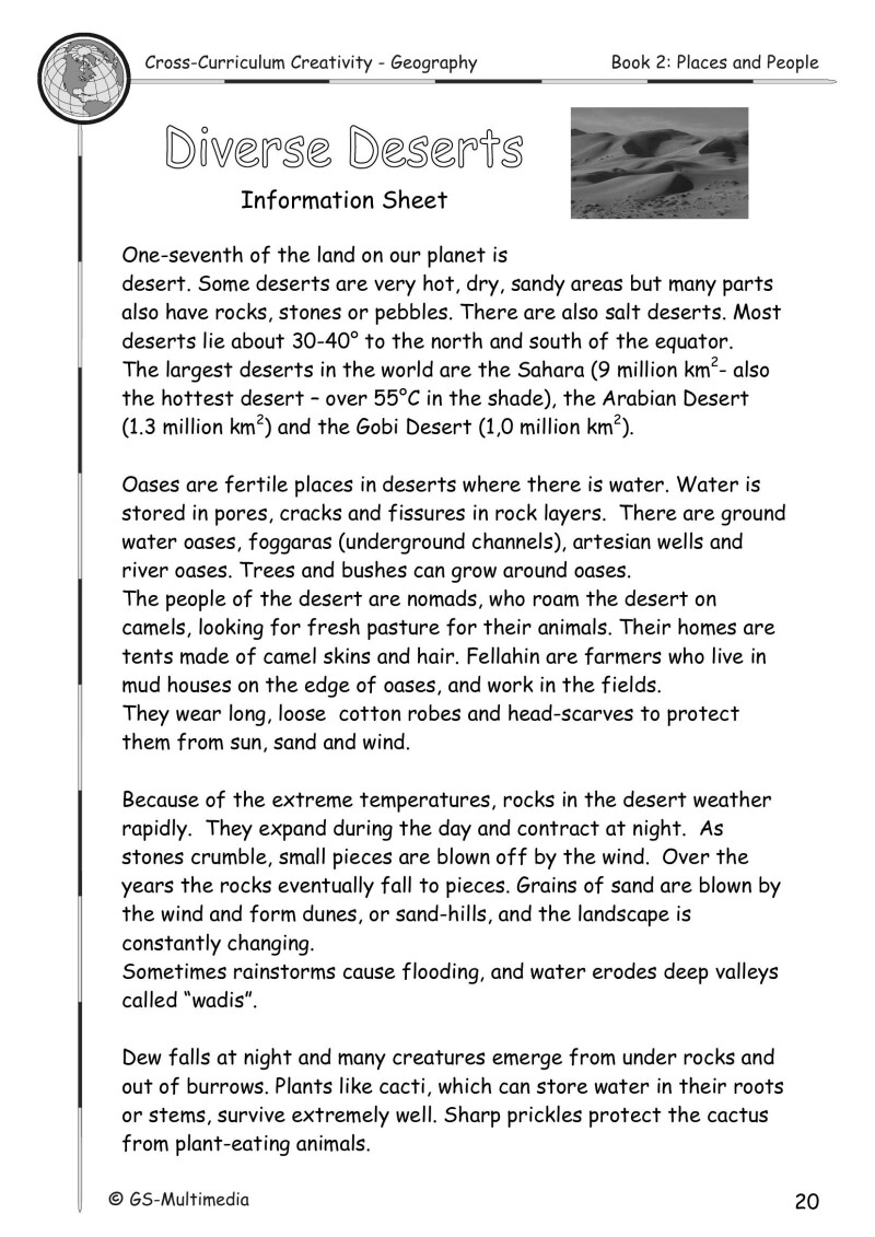 Cross Curriculum Creativity – Geography – Book 2: Places and People