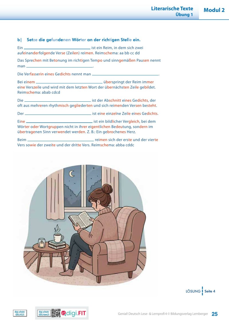 Genial! Deutsch 4 – Lese- und Lernprofi IKT LP’23 v.1.1 / Schulbuch silbierte Ausgabe