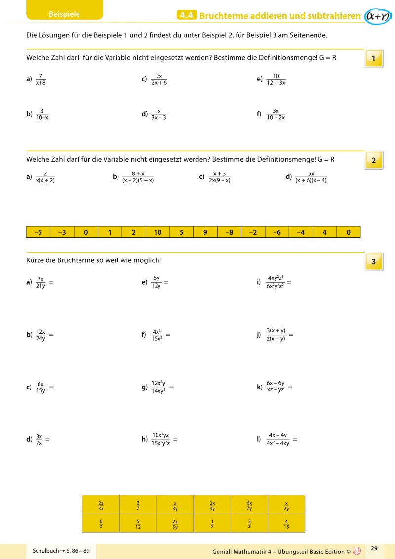 Genial! Mathematik 4 IKT – Übungsteil Basic Edition v3.3