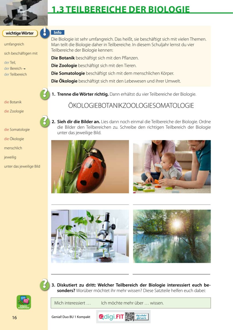 Genial! DUO Biologie 1 – Kompakt LP’23 v.1.1