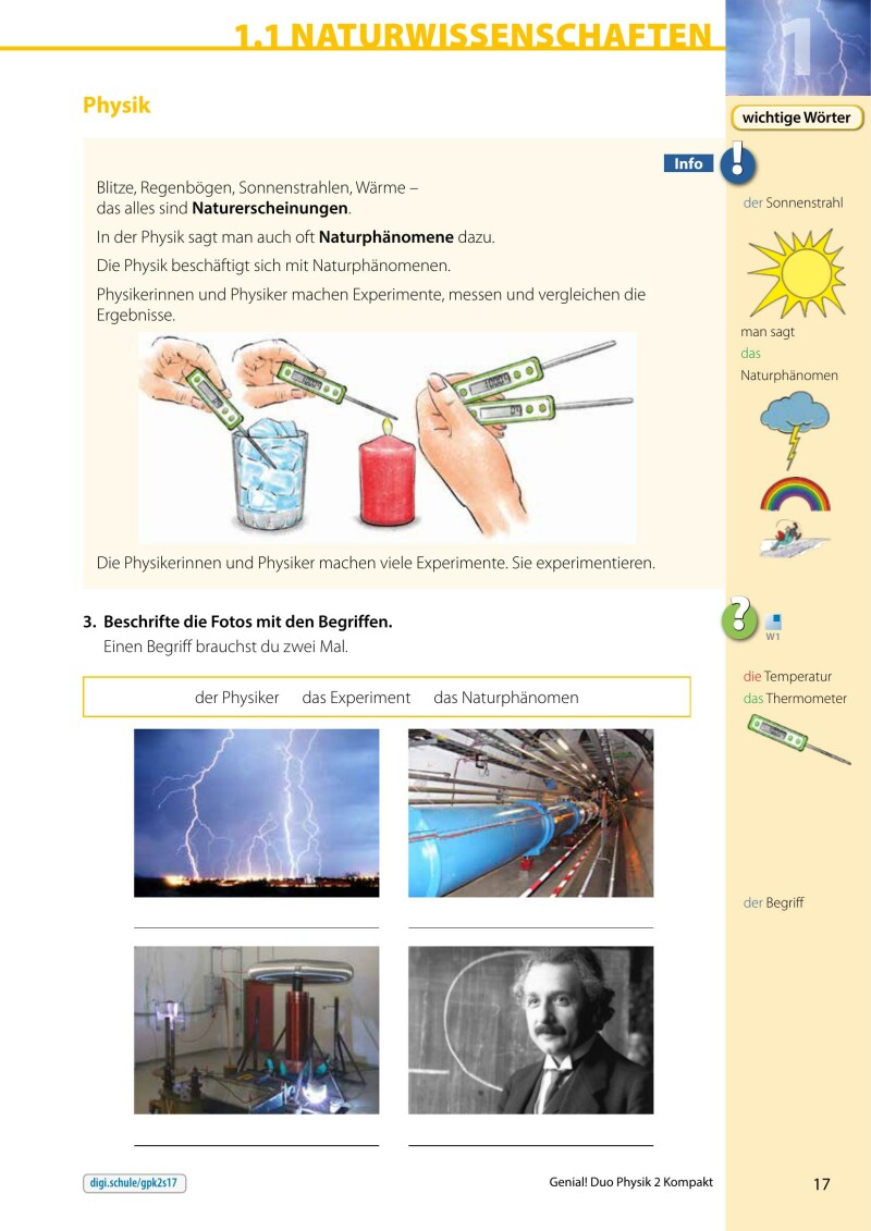 Genial! DUO Physik 2 - KOMPAKT (mit Wortschatzheft und Lösungsheft)