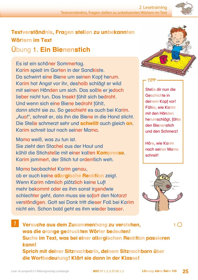 Lese- und Lernprofi 2 - Schulbuch: Silbierte Ausgabe_Version 3.1