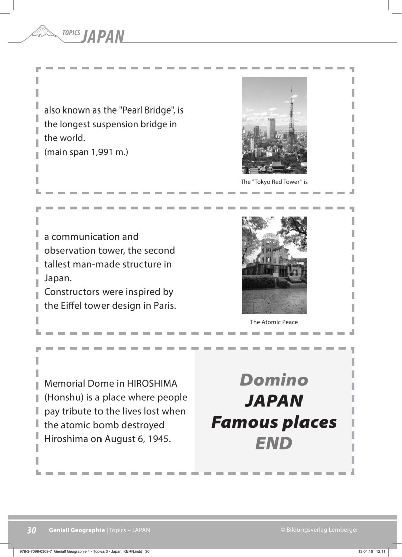 Genial! Geographie 4 - topics 3: Japan