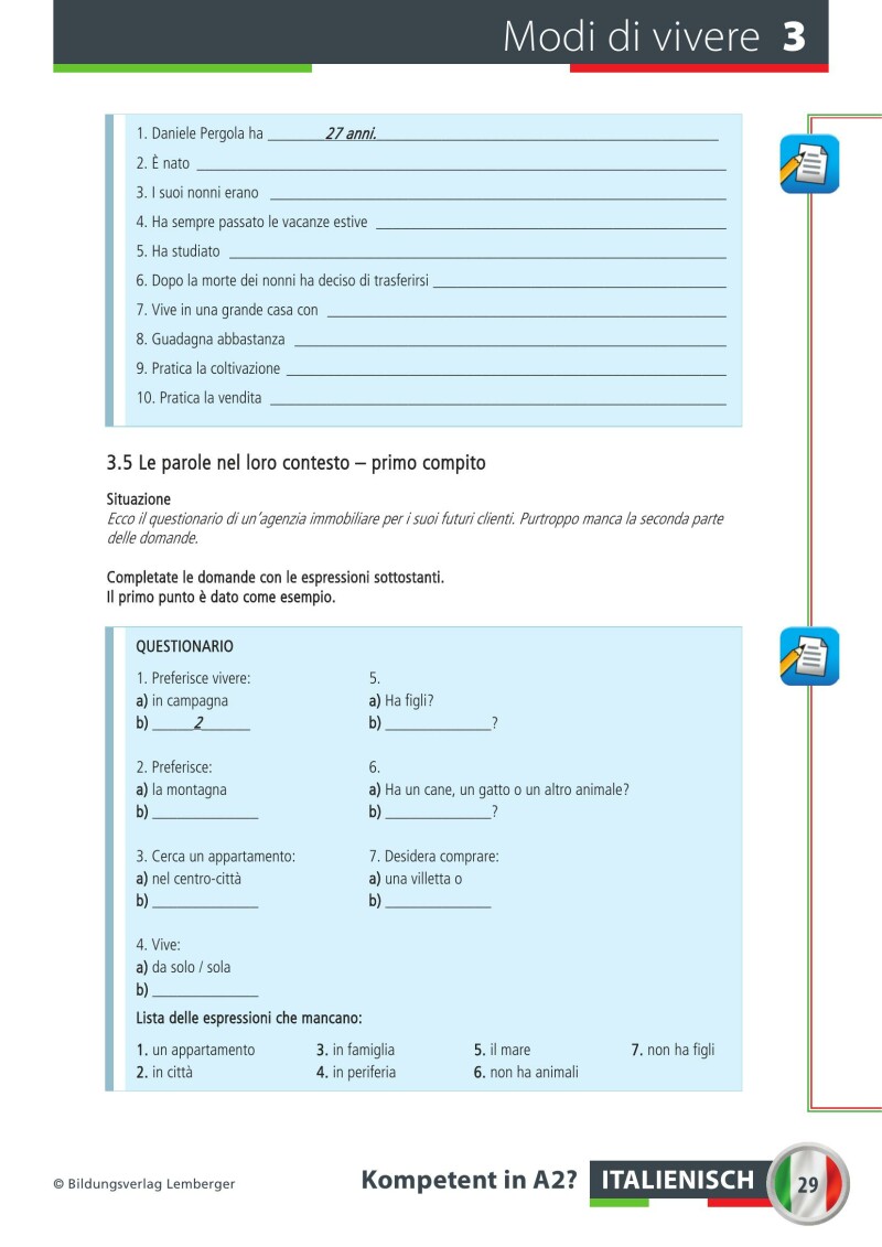 Italienisch – Kompetent in A2?_Übungsbuch / mit Audio-Files; inkl. Audio-CD