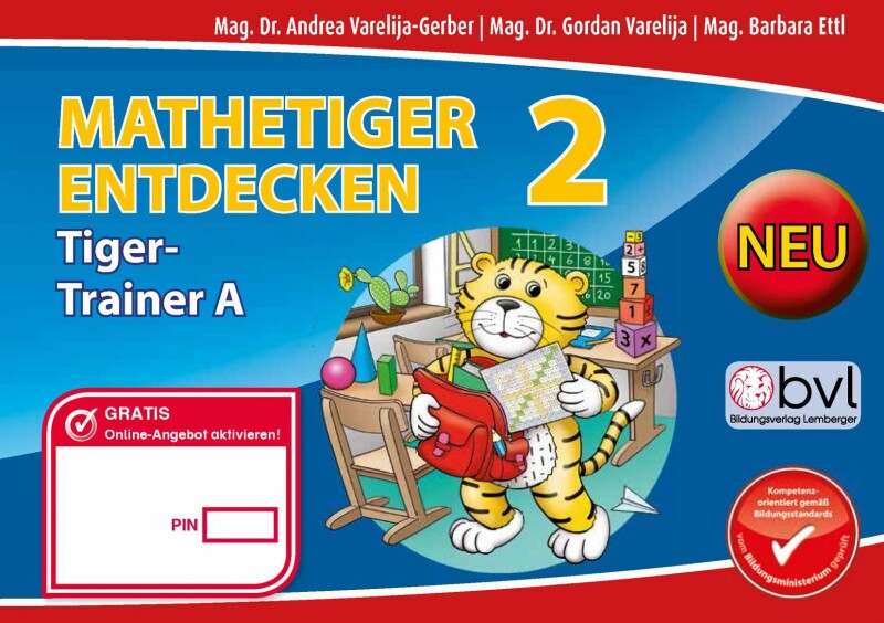 Mathetiger 2 NEU – Schulbuch Tigertrainer (2-teilig) – Classic
