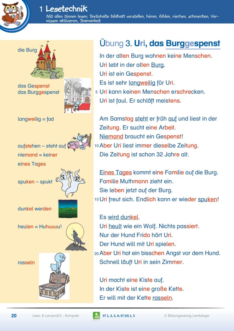 Lese- und Lernprofi 3 Kompakt - Schulbuch mit Silbenschrift_Version 1.0