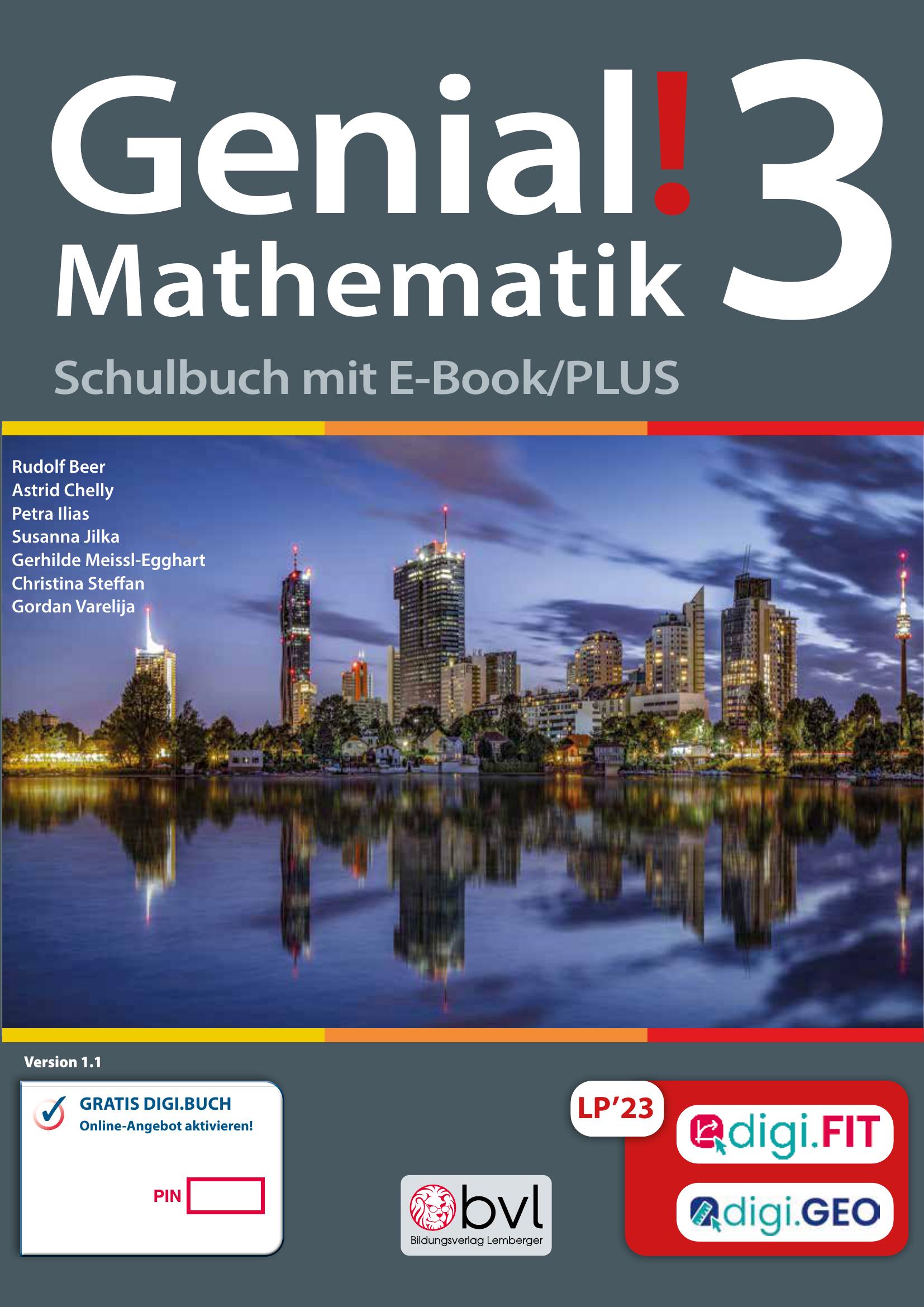 Genial! Mathematik 3 – Schulbuch IKT LP‘23 v.1.1