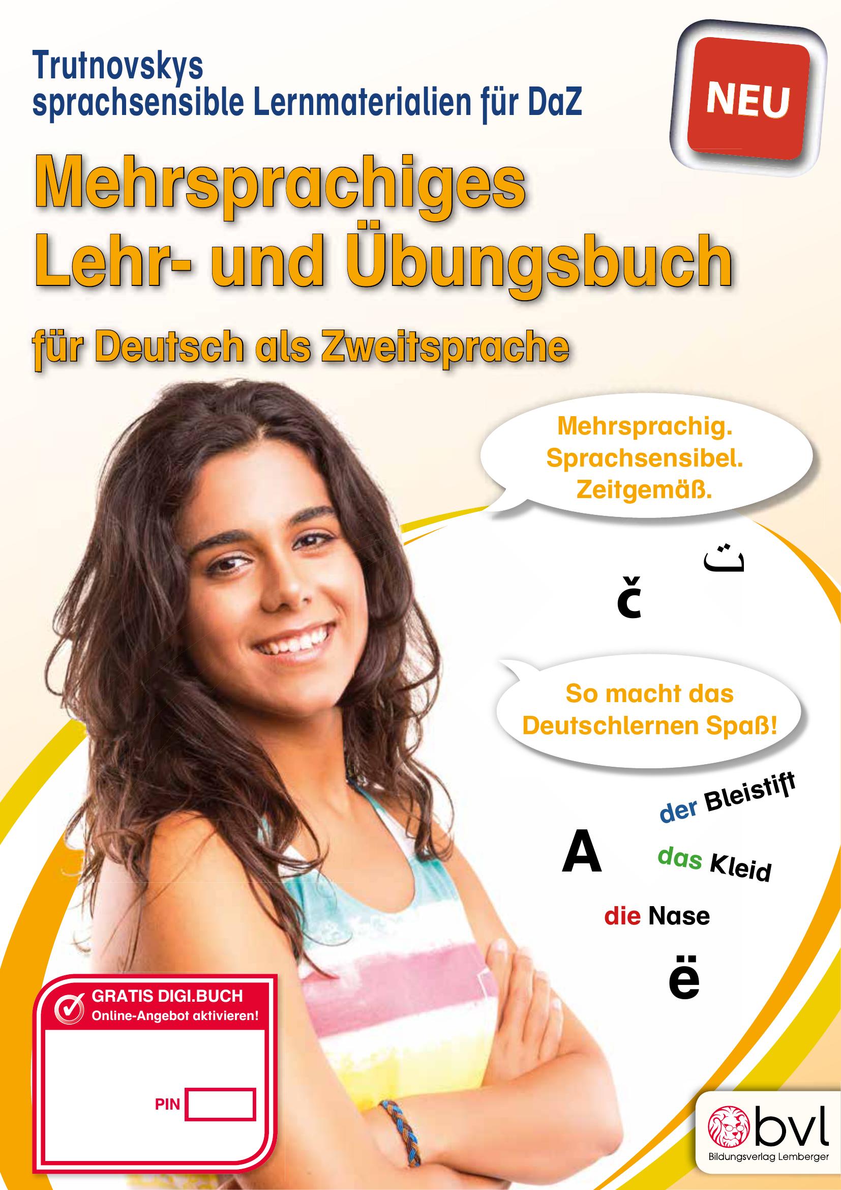 Trutnovskys sprachsensible Lernmaterialien für DaZ – Mehrsprachiges Lehrbuch für Deutsch als Zweitsprache