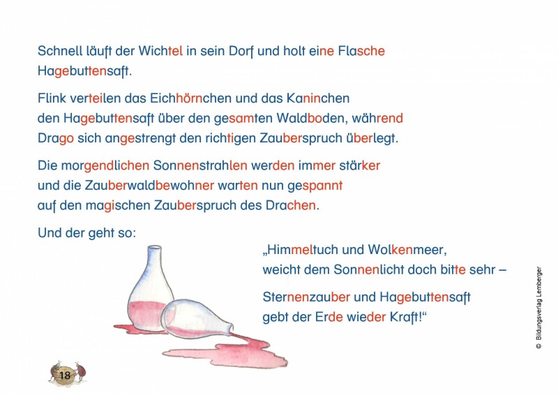 Drago im Zauberwald – Bilderbuch mit Fördermaterial: Die verschwundenen Schneeglöckchen