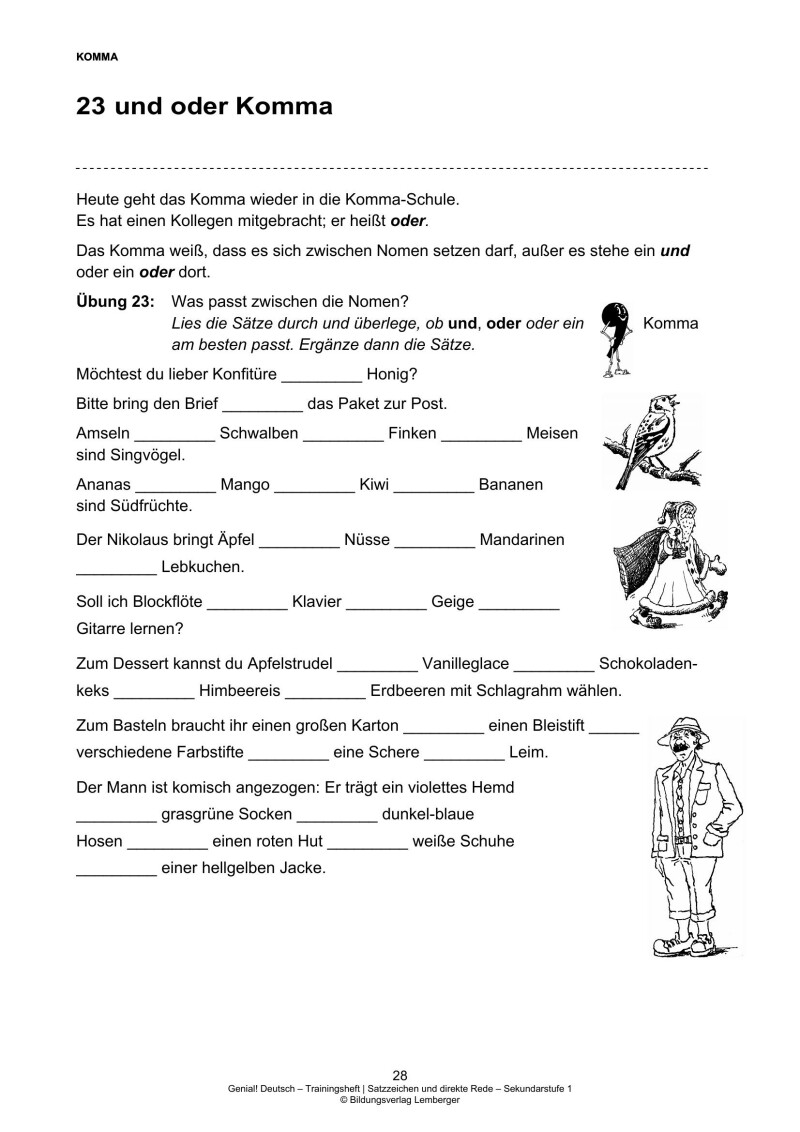 Genial! Deutsch – Trainingsheft Satzzeichen und direkte Rede – Sek 1