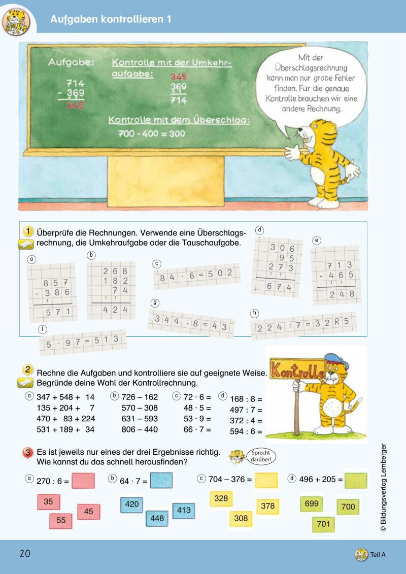 Mathetiger 4 NEU - Schulbuch Teil A (für das 1. Semester)