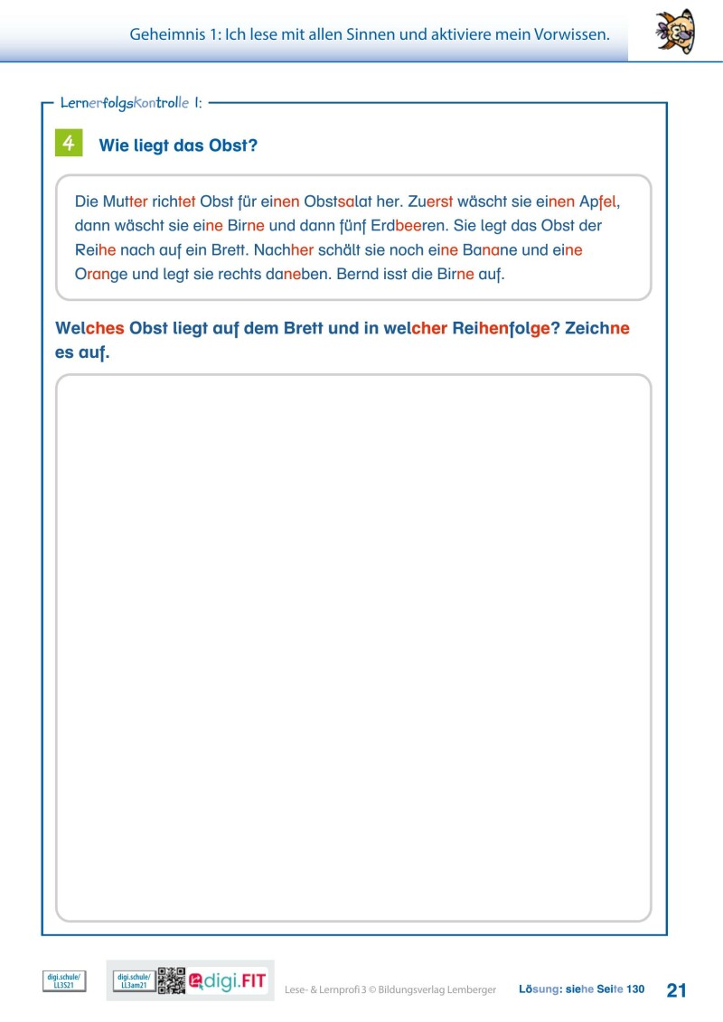 Lese- und Lernprofi 3 LP’23 v1.1 / Schulbuch – silbierte Ausgabe