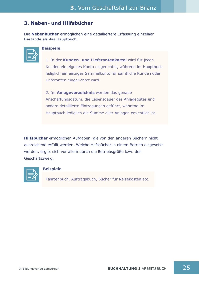 Buchhaltung 1 - Arbeitsbuch mit Lösungen