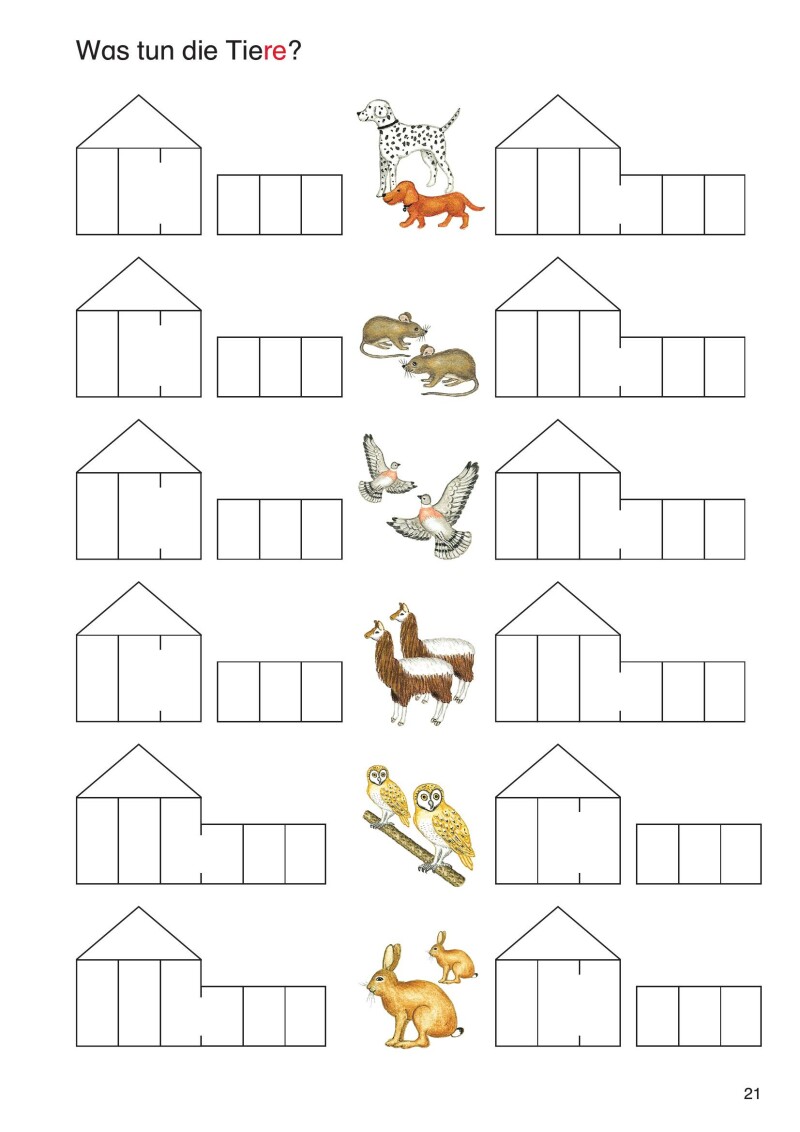 ABC der Tiere 1 - Schulbuch: Arbeitsheft - Spontane Schreibung der Doppelkonsonanten