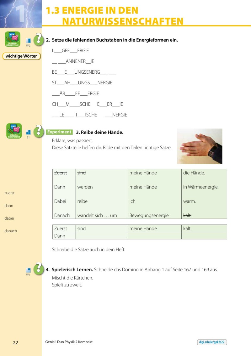 Genial! DUO Physik 2 - KOMPAKT (mit Wortschatzheft und Lösungsheft)