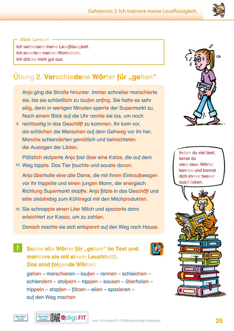 Lese- und Lernprofi 3 LP’23 v1.1 / Schulbuch – silbierte Ausgabe