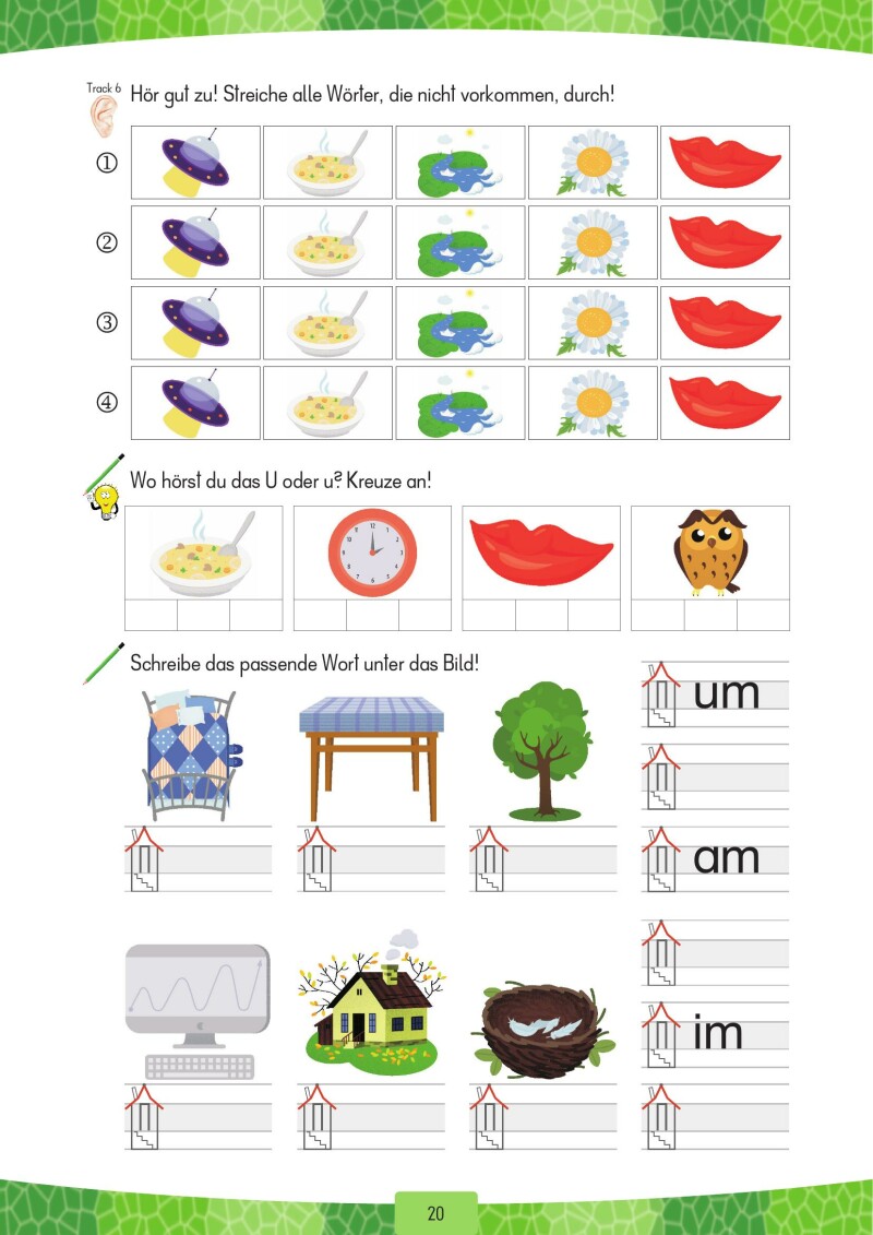 Buchstabenwelt - Arbeitsmaterial für Deutsch als Zweitsprache für die 1. und 2. Klasse Volksschule