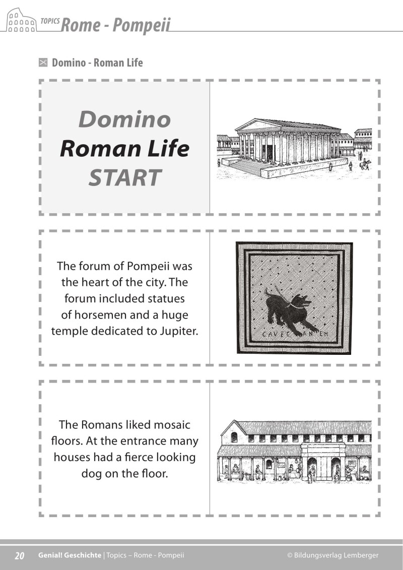Genial! Geschichte 2 – topics 4: Rome – Pompeji