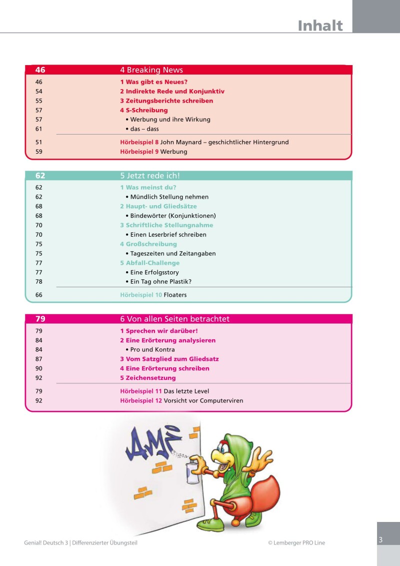 Genial! Deutsch 3 – Sprachbuch IKT LP’23 v.1.1 / Differenzierter Übungsteil
