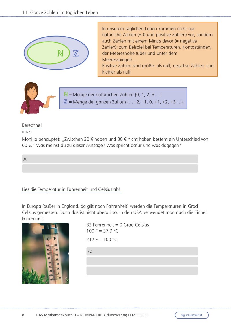 DAS Mathematikbuch 3 – KOMPAKT Grundkompetenzen-Training / Schulbuch