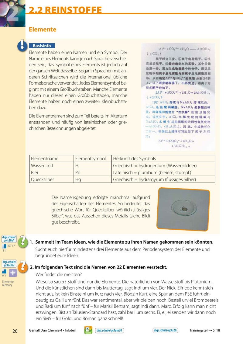 Genial! DUO Chemie 4 - Info-Teil