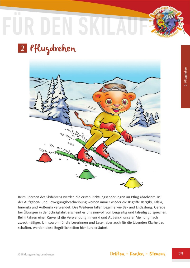 Driften-Kanten-Steuern – Das Praxisbuch für den Skilauf – Version Naturfreunde Jugend