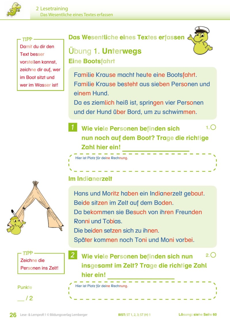 Lese- und Lernprofi 1 - Schulbuch: Silbierte Ausgabe_Version 3.1
