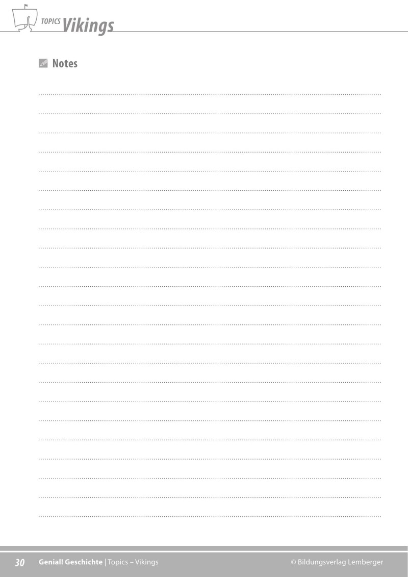 Genial! Geschichte 2 – topics 6: Vikings