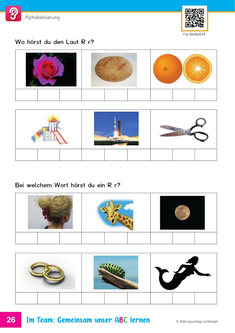 Im Team: Gemeinsam unser ABC lernen