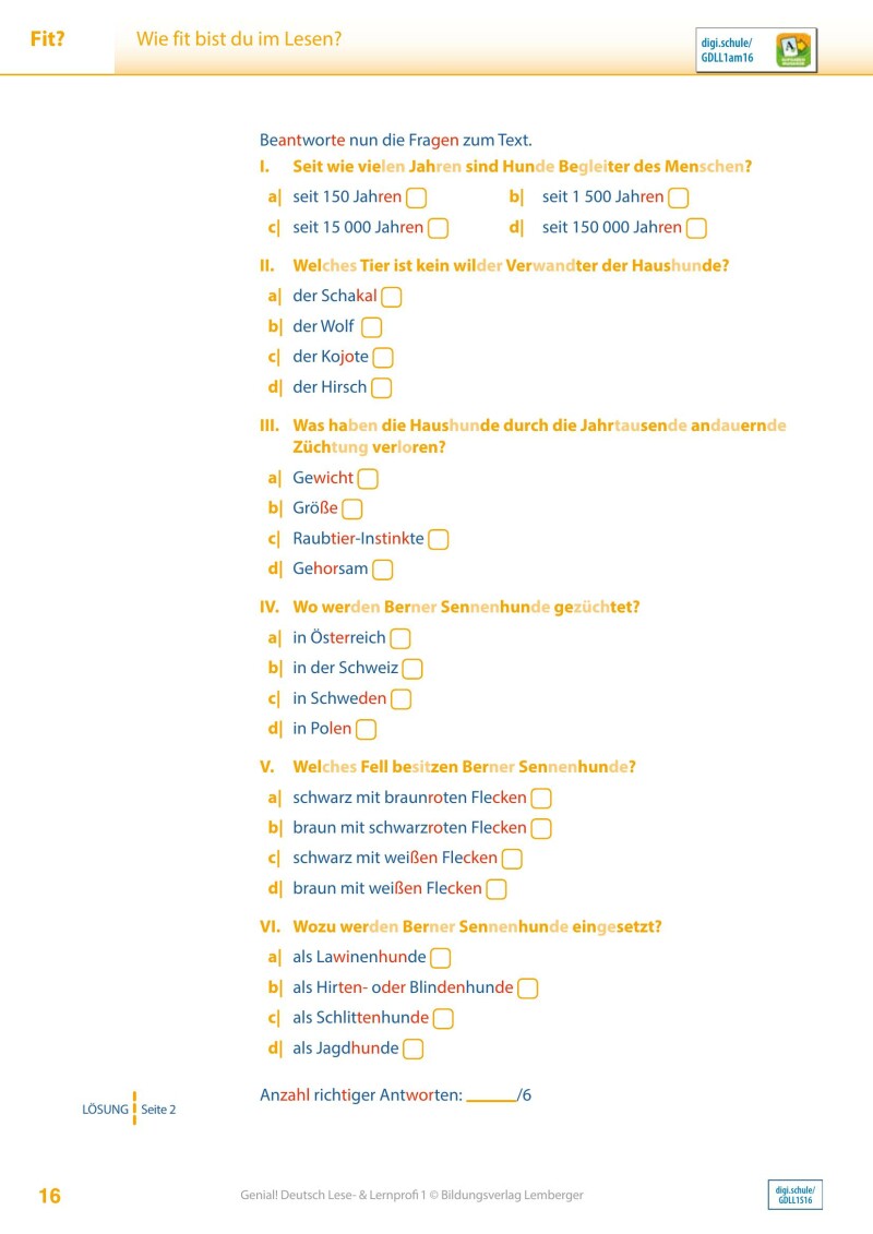 Genial! Deutsch 1 – Lese- und Lernprofi IKT LP’23 v.1.1 / Schulbuch silbierte Ausgabe