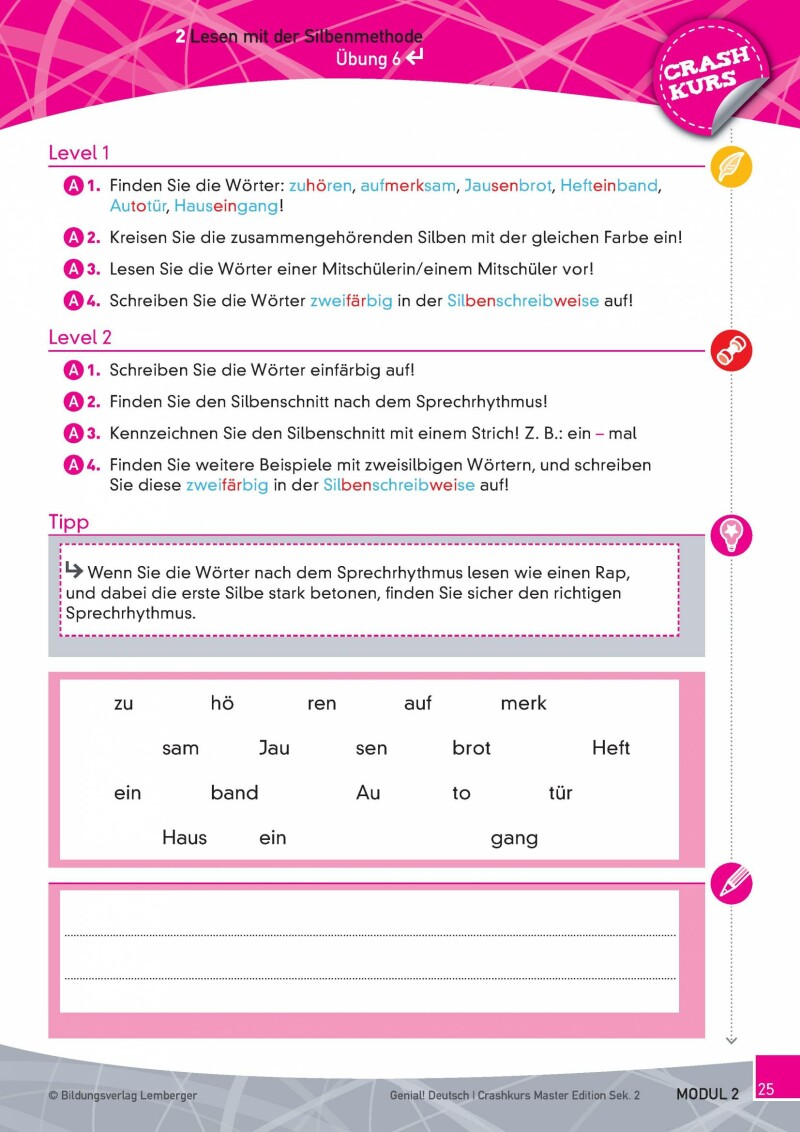 Genial! Deutsch - Crashkurs Lesen: Schulbuch Master Edition