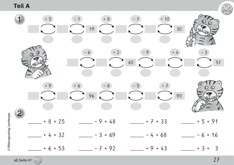 Mathetiger 2 NEU – Schulbuch Tigertrainer – Teil A (für das 1. Semester) – Classic