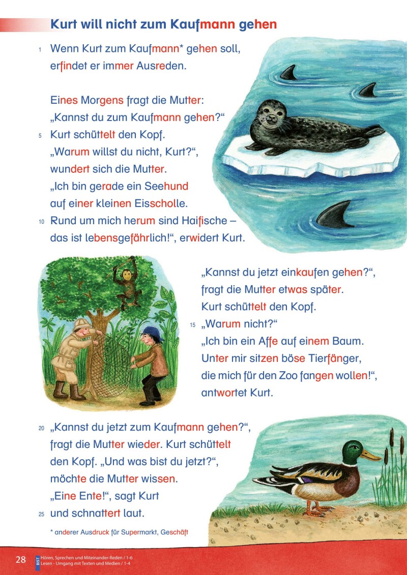 ABC der Tiere 2 - Schulbuch: Lesebuch