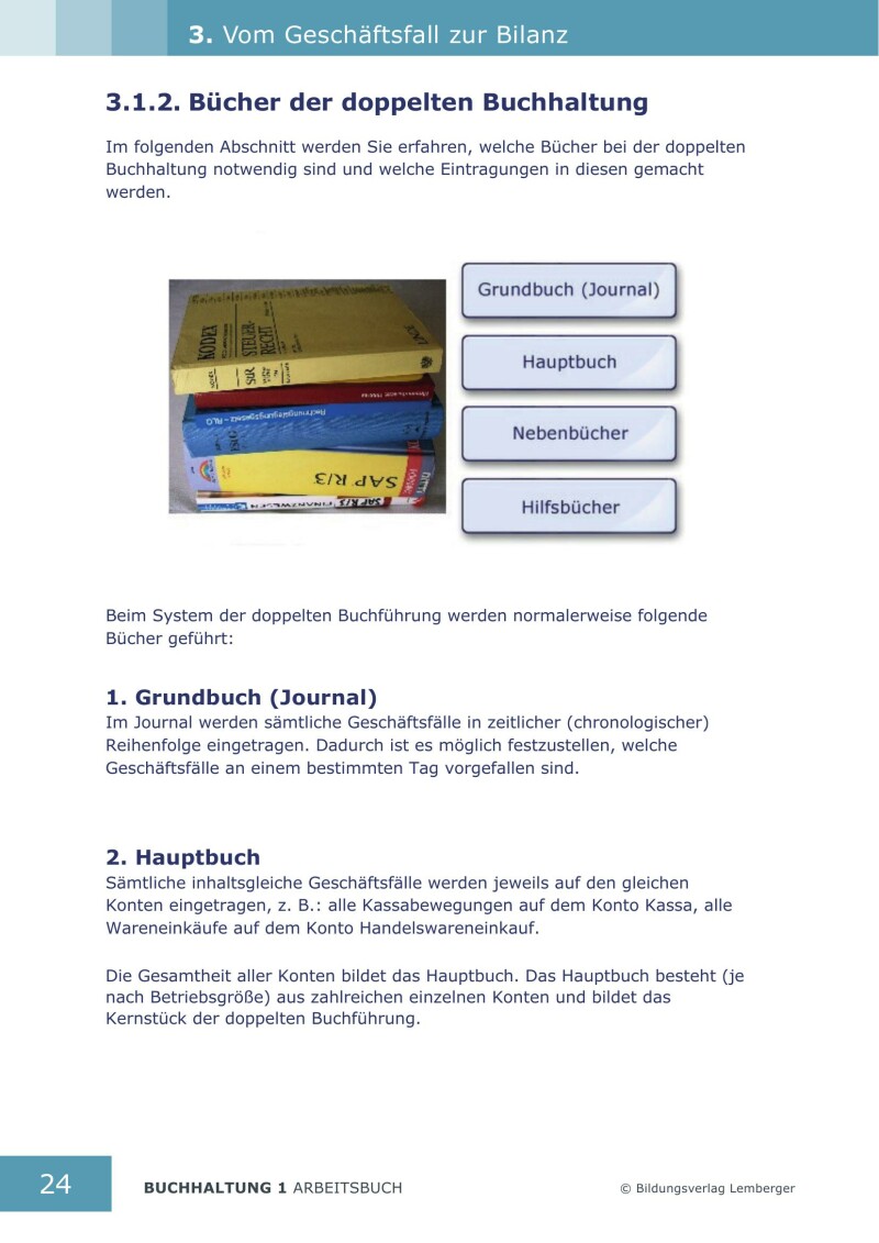 Buchhaltung 1 - Arbeitsbuch mit Lösungen