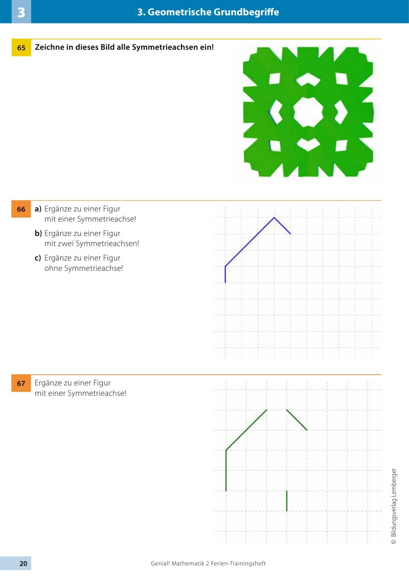 Genial! Mathematik 2 - Ich kann's!: Ferien-Trainings-Heft