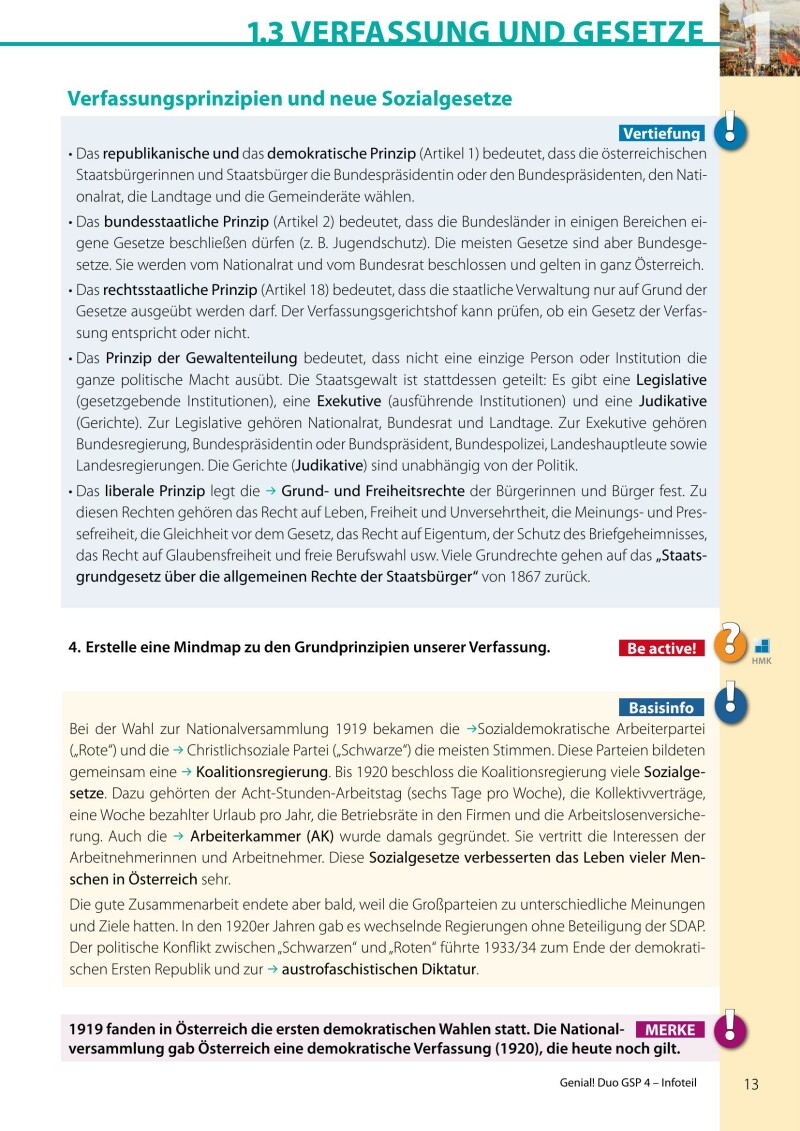 Genial! DUO Geschichte 4 - Info-Teil