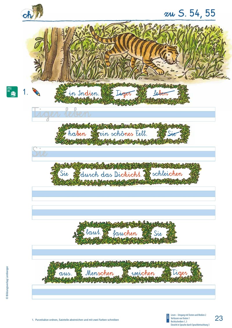 ABC der Tiere 1 – Schulbuch: Schreiblehrgang – Teil B Schreibschrift LP‘23 v.1.1