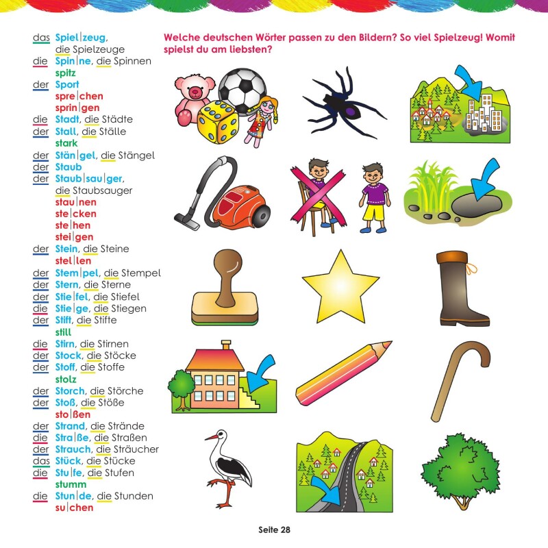 Stichwort DaZ - Lernwörterbuch für Deutsch als Zweitsprache. Ausgabe für die Volksschule