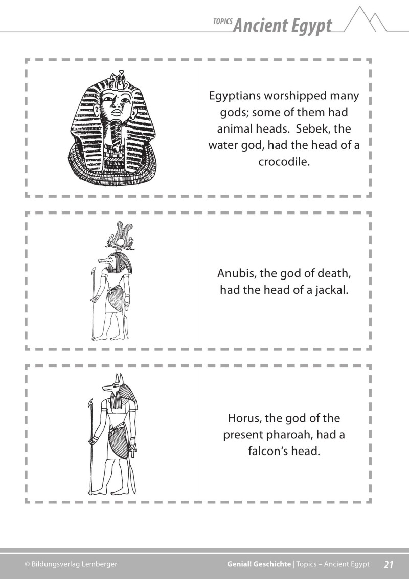 Genial! Geschichte 2 – topics 2: Ancient Egypt
