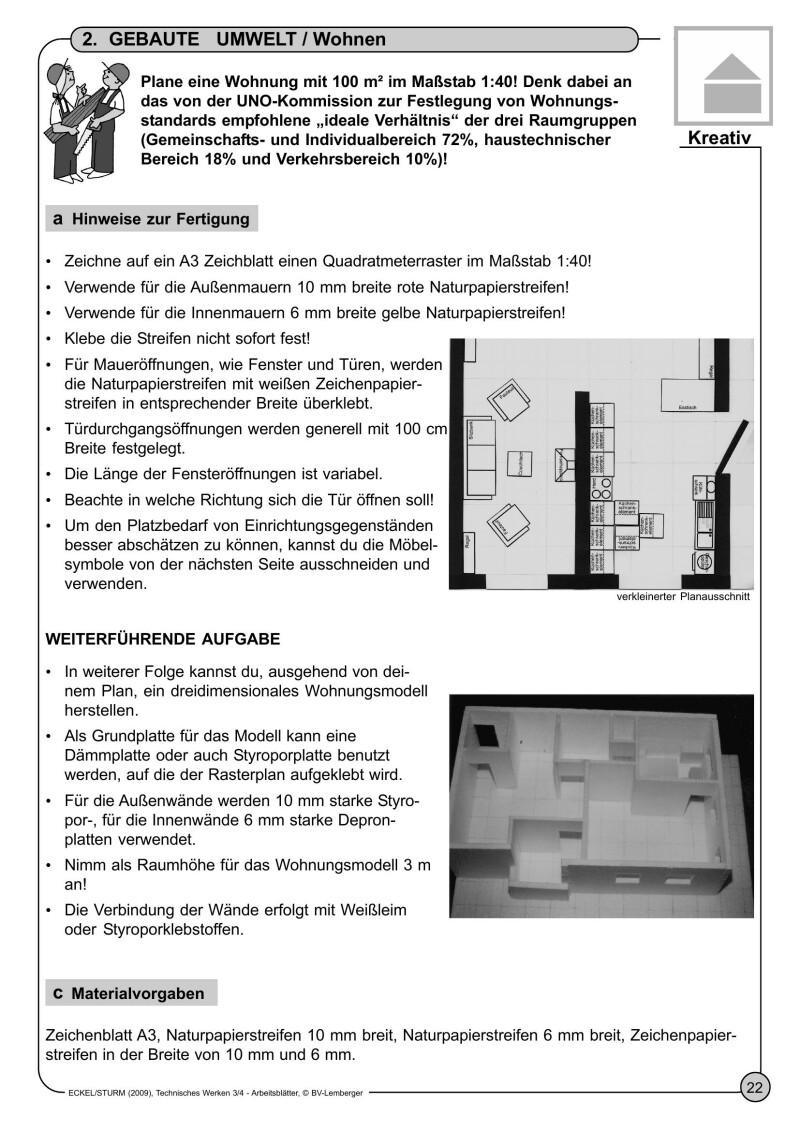 Technisches Werken 3/4 - Arbeitsblätter - Schulbuch