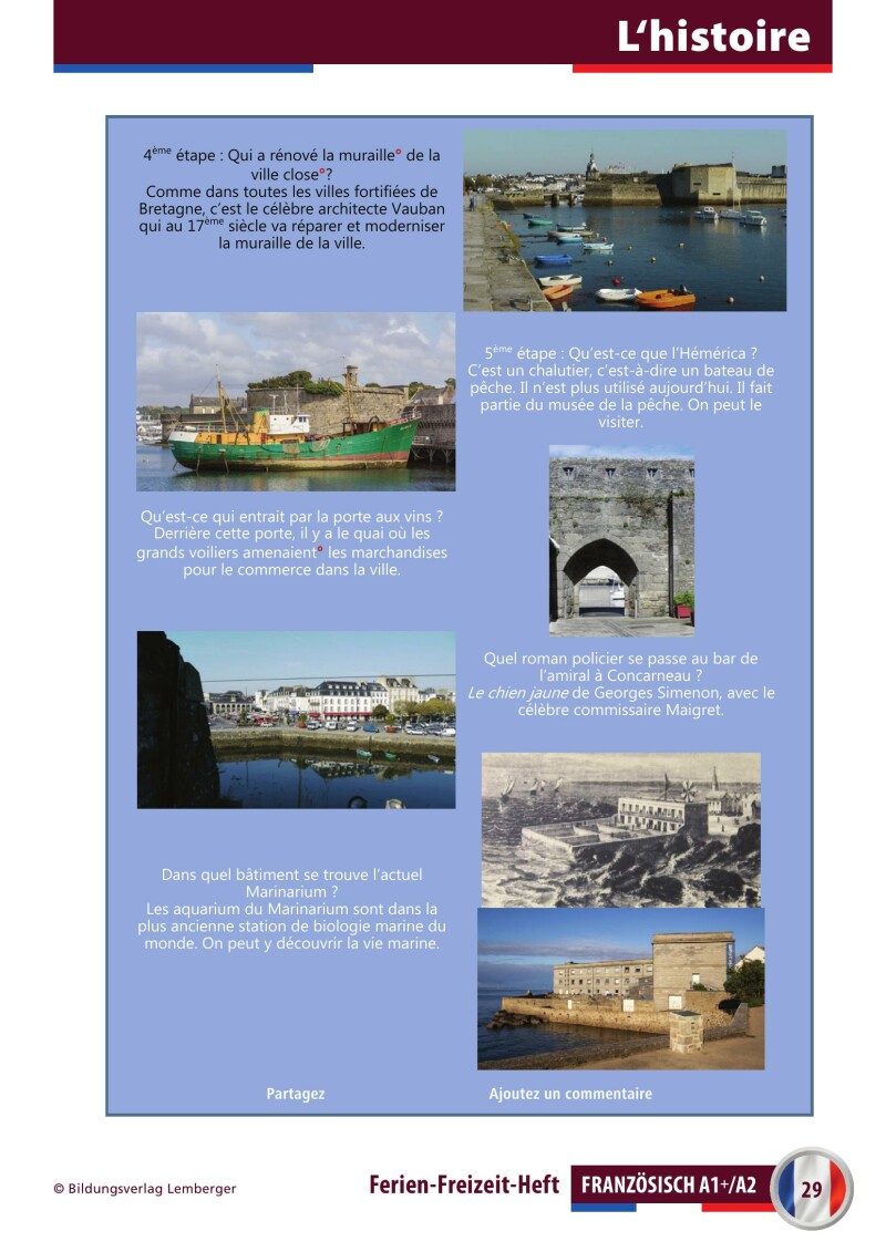 Ferien-Freizeit-Heft Französisch A1+/A2