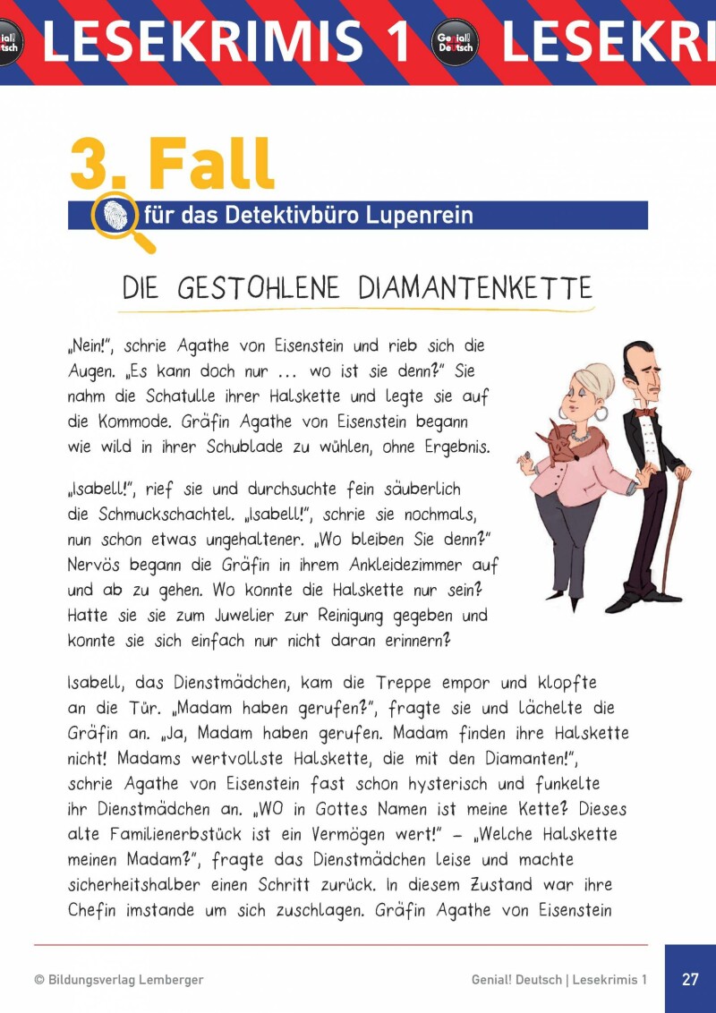 Genial! Deutsch - Lesekrimis 1