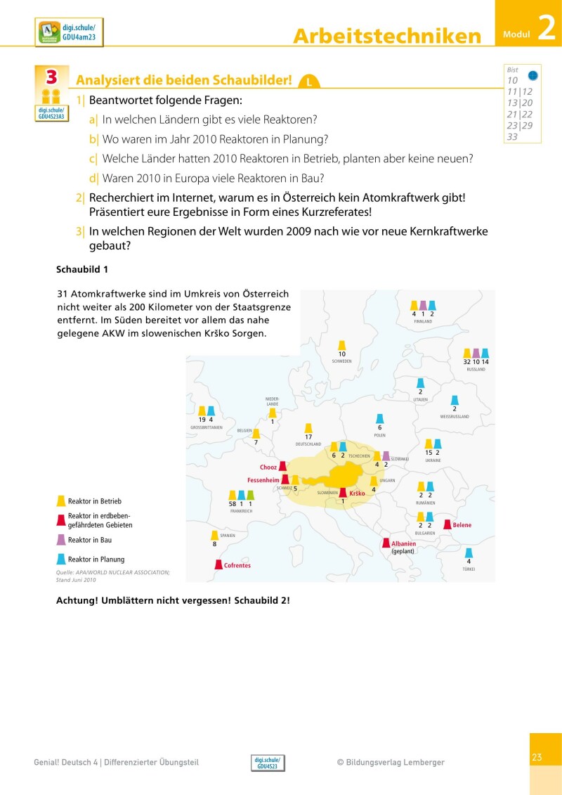 Genial! Deutsch 4 - Sprachbuch IKT NEU: Differenzierter Übungsteil mit Lösungsheft
