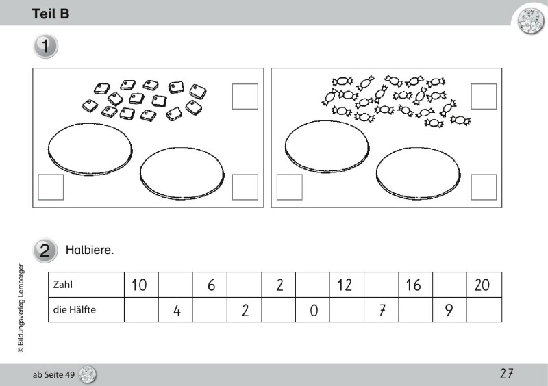 Mathetiger 1 NEU – Schulbuch Tigertrainer – Teil B (für das 2. Semester) – Classic